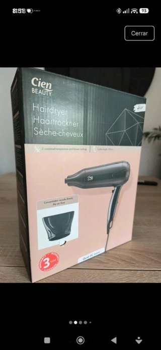 Secador de pelo cien beauty nuevo en su caja