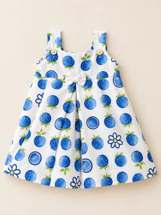 Vestido de Bebé Estampado 3-6 Meses