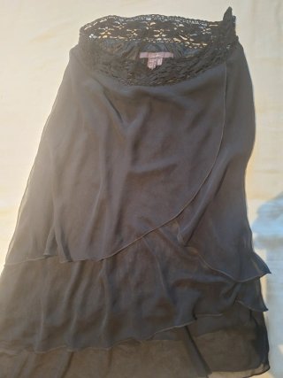 Falda Negra Elie Tahari Talla S