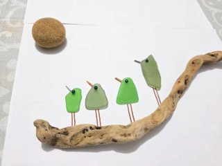 Decorazione artigianale con Sea Glass