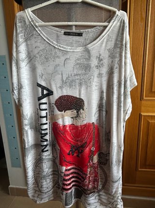 Camiseta César Amadeus Estampada Talla L