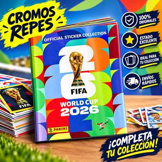 Cromos Stickers FIFA World Cup 2026 Panini