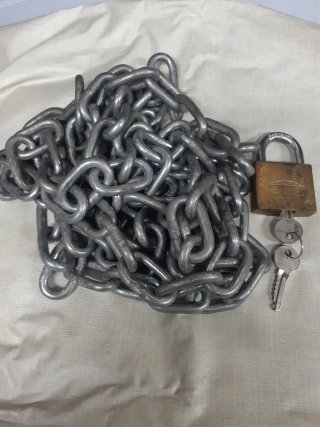 Cadena de Acero con Candado Lince