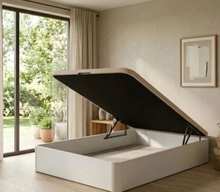Canapé Abatible Blanco 135x190