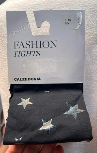 Medias Calzedonia Negras con Estrellas