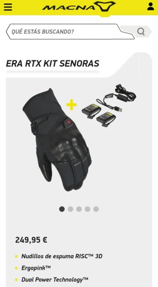 NUEVOS Guantes Calefactados Macna ERA 2.0 RTX Muje