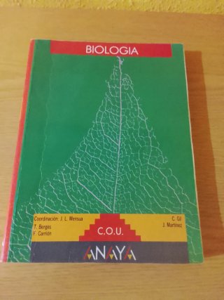 Biología COU 1995 Anaya