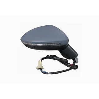 Retrovisor Derecho Electrico, Imprimado Convexo, Termico, Abatible Eletricamente, Con Intermitente 10 Pins (Avant) para
