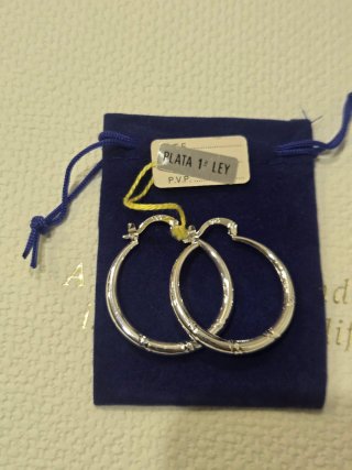 Pendientes de Aro en Plata 925