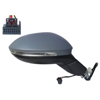 Retrovisor Derecho Electrico Termico, Convexo Con Intermitente 6 Pins para Volkswagen GOLF VIII 2019