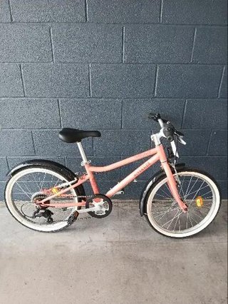 Bicicleta niños 20 pulgadas Riverside 500 6-9 años coral