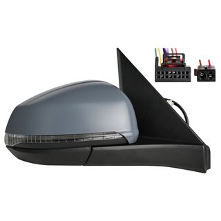 Retrovisor IZQUIERDO O DERECHO Electrico, Termico, Abatible Electricamente, Con Intermitente, Imprimado, Con Luz de