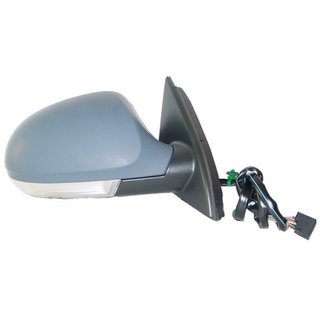 Retrovisor Derecho Electrico, Imprimado Convexo, Termico Con Intermitente para Volkswagen PASSAT B6 2005