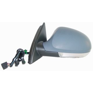 Retrovisor Izquierdo Electrico, Imprimado Asferico, Termico Con Intermitente para Volkswagen PASSAT B6 2005