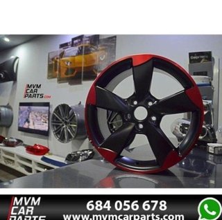 Llanta  Rotor Red Candy Audi
