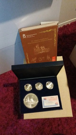 Colección Plata IV Centenario Don Quijote