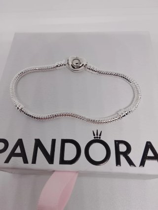 Pulsera Pandora Corazón 17cm plata con caja