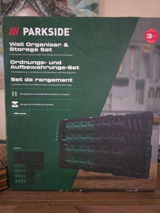 Set Organizador de Pared Parkside 45 Piezas NUEVO