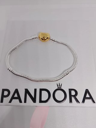 Pulsera Pandora 17cm con Cierre Corazón caja