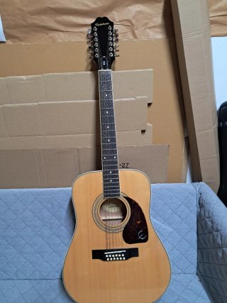 Guitarra Acústica 12 Cuerdas Epiphone DR212-N
