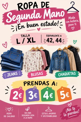 Ropa de Mujer Talla L/XL (42-44)