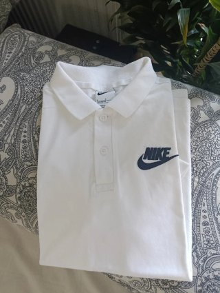 Camiseta Polo Nike Blanca
