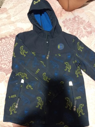 Chaqueta con capucha para niño T Rex talla 10 /128