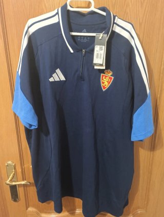 Polo Paseo Jugador Real Zaragoza 26/27Adidas NUEVO