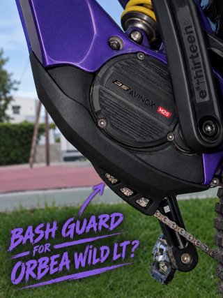 Protector de motor-plato para Orbea Wild LT