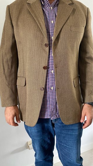 Americana Blazer Hombre Marrón