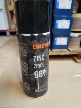 12 Sprays Galvanizado Zinc 98% 400ml