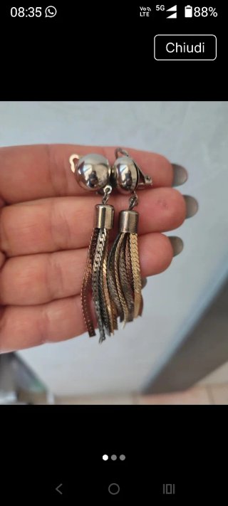 Orecchini vintage a clip