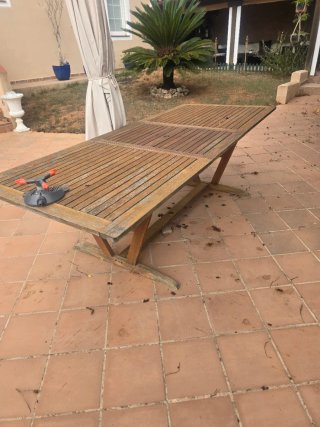 Mesa de Teca para Exterior