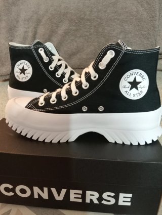 Zapatillas Converse Ctas Lugged Negras Talla 41.