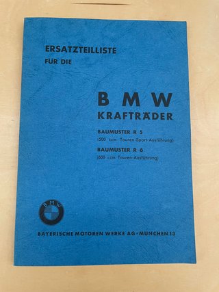 Catálogo recambios BMW R5 y R6