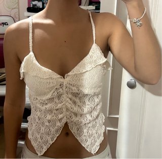Top de tirantes con encaje