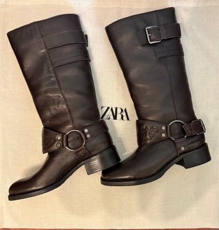 Botas Altas Zara Marrones