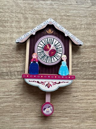Imán de Nevera Reloj Frozen