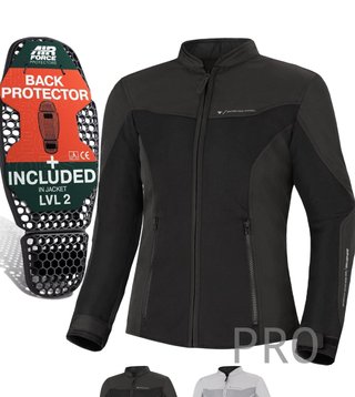 Chaqueta de moto mujer con protector - Shima