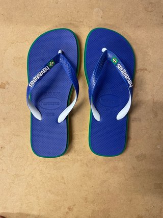 Sandalias Havaianas Azul y Verde Talla 37/38