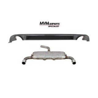 Sistema de Escape + Difusor look GTI para VW Golf