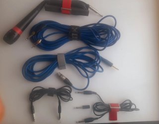 Set de Cables de Audio y Micrófono