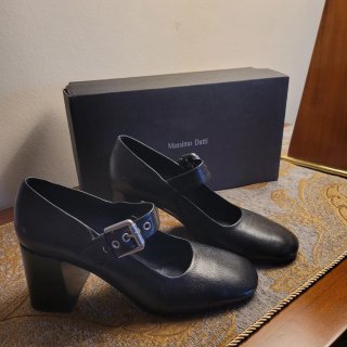 Zapatos Massimo Dutti Piel Negro Talla 37