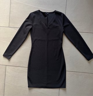Vestido Básico Negro Talla S