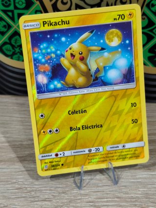 Carta Pokémon Pikachu Mentes Unidas Reverse Holo