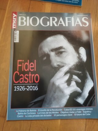 REVISTA MUY HISTÓRIA.BIOGRAFIAS. FIDEL CASTRO.