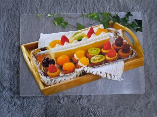 Tovaglietta in plastica con motivi di frutta