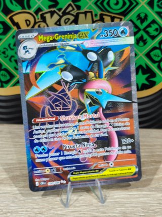 Carta Pokémon Mega Greninja EX Caos Creciente ESP