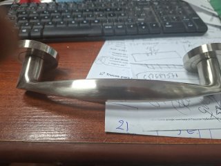 Manillon con roseta niquelada Micel F707