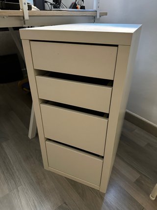 Cajonera Blanca de Madera